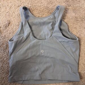 Lululemon high neck align tank - size 4 - rhino grey